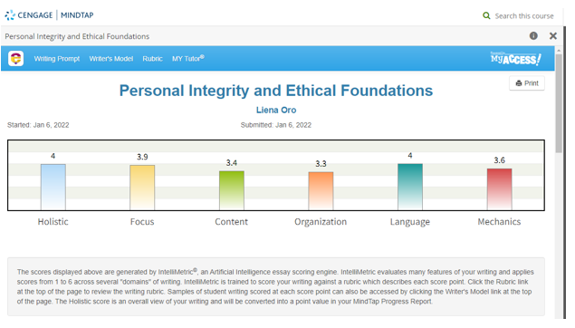 Personal Integrity and Ethical Foundations